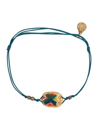 Gas Bijoux Enamel Bead Charm Bracelet