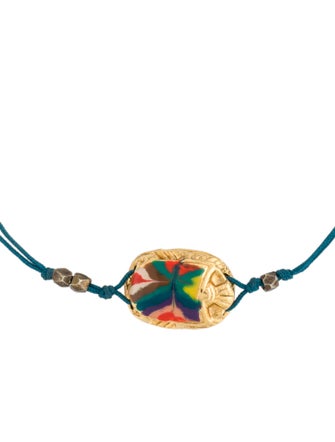 Gas Bijoux Enamel Bead Charm Bracelet