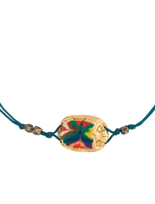 Gas Bijoux Enamel Bead Charm Bracelet