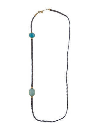 Gas Bijoux Cord Beaded Necklace