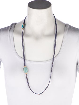 Gas Bijoux Cord Beaded Necklace