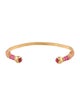 Gas Bijoux Sari Glass & Cord Cuff Bracelet