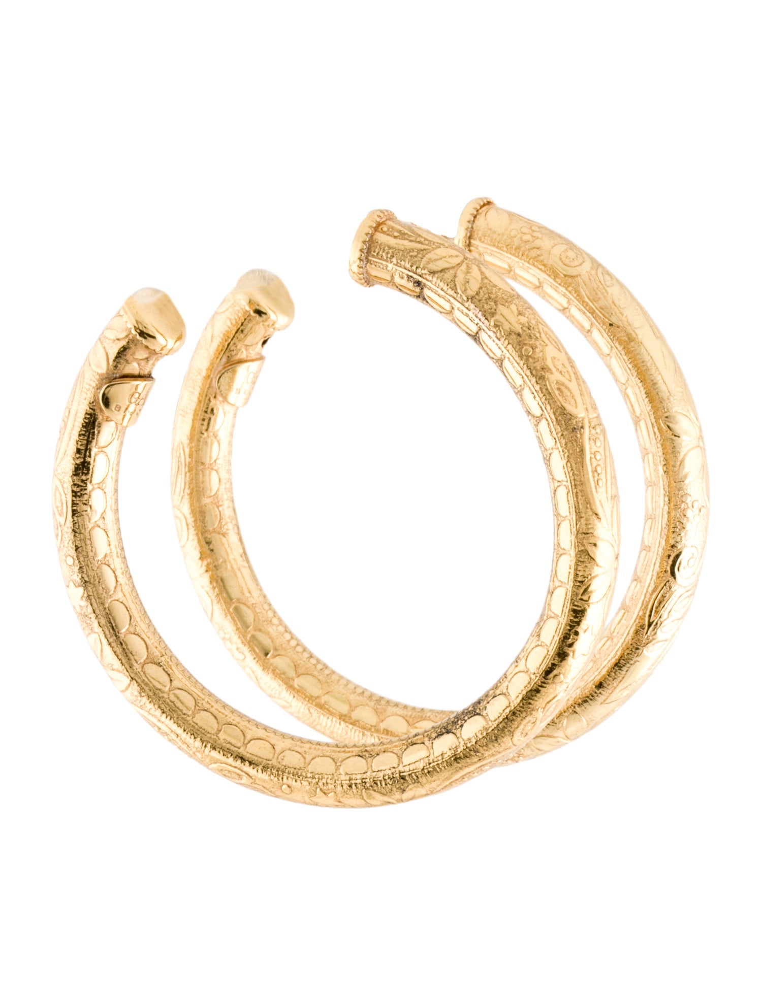 Gas Bijoux Hoop Earrings
