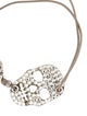 Gas Bijoux Crystal Skull Wrap Bracelet