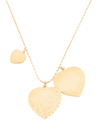 Gas Bijoux Heart Charm "I Love You" Necklace