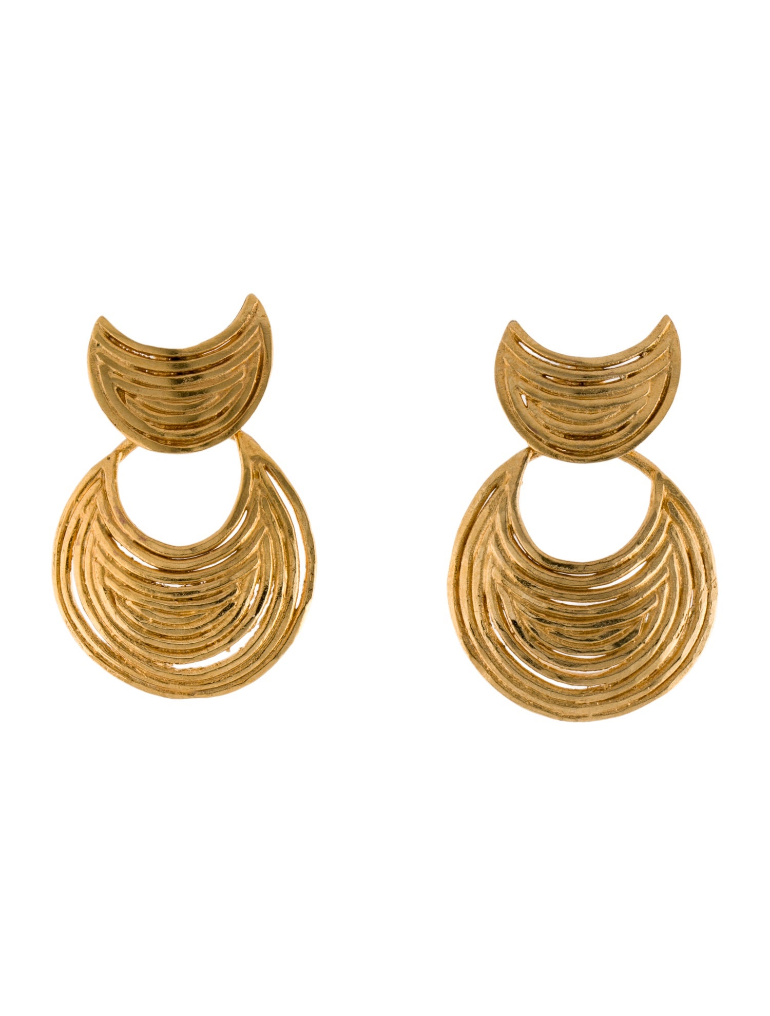 Gas Bijoux Luna Wave Drop Earrings $