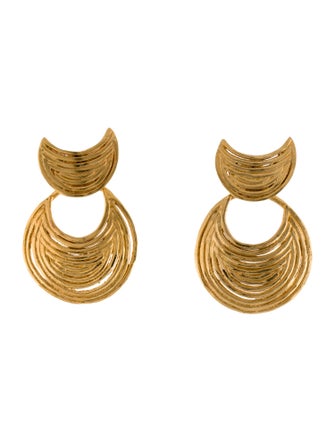Gas Bijoux Luna Wave Drop Earrings	$