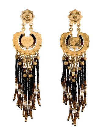 Gas Bijoux Faux Pearl Beaded Drop Necklace