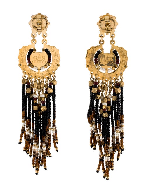 Gas Bijoux Faux Pearl Beaded Drop Necklace