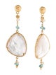 Gas Bijoux Mother Of Pearl Drop Earrings