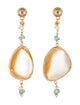 Gas Bijoux Mother Of Pearl Drop Earrings