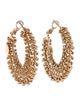 Gas Bijoux Crystal Izzia Hoop Earrings