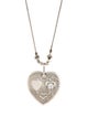 Gas Bijoux Crystal Heart Pendant Necklace