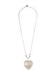 Gas Bijoux Crystal Heart Pendant Necklace