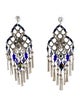 Gas Bijoux Crystal Reine Beaded Chandelier Earrings