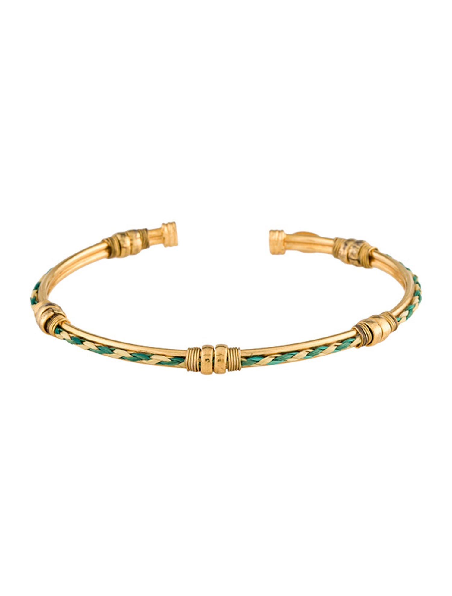Gas Bijoux Straw Cuff Bracelet