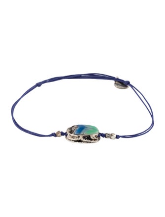 Gas Bijoux Scaramouche Enamel & Cord Bracelet