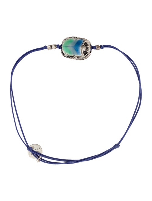 Gas Bijoux Scaramouche Enamel & Cord Bracelet