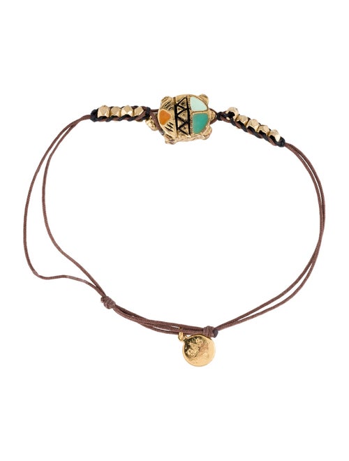 Gas Bijoux Scaramouche Enamel & Cord Bracelet