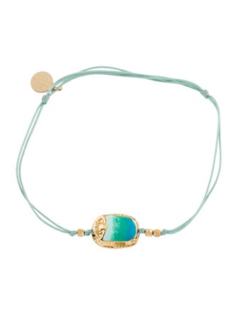 Gas Bijoux Scaramouche Enamel and Cord Bracelet