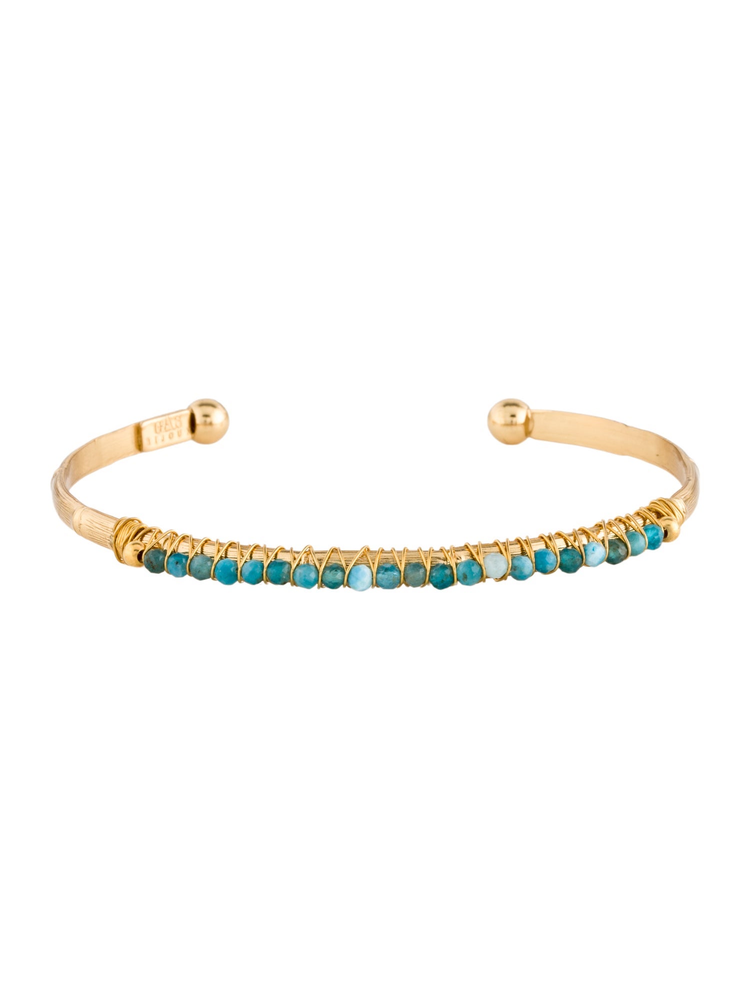 Gas Bijoux Lyre Cuff Bracelet