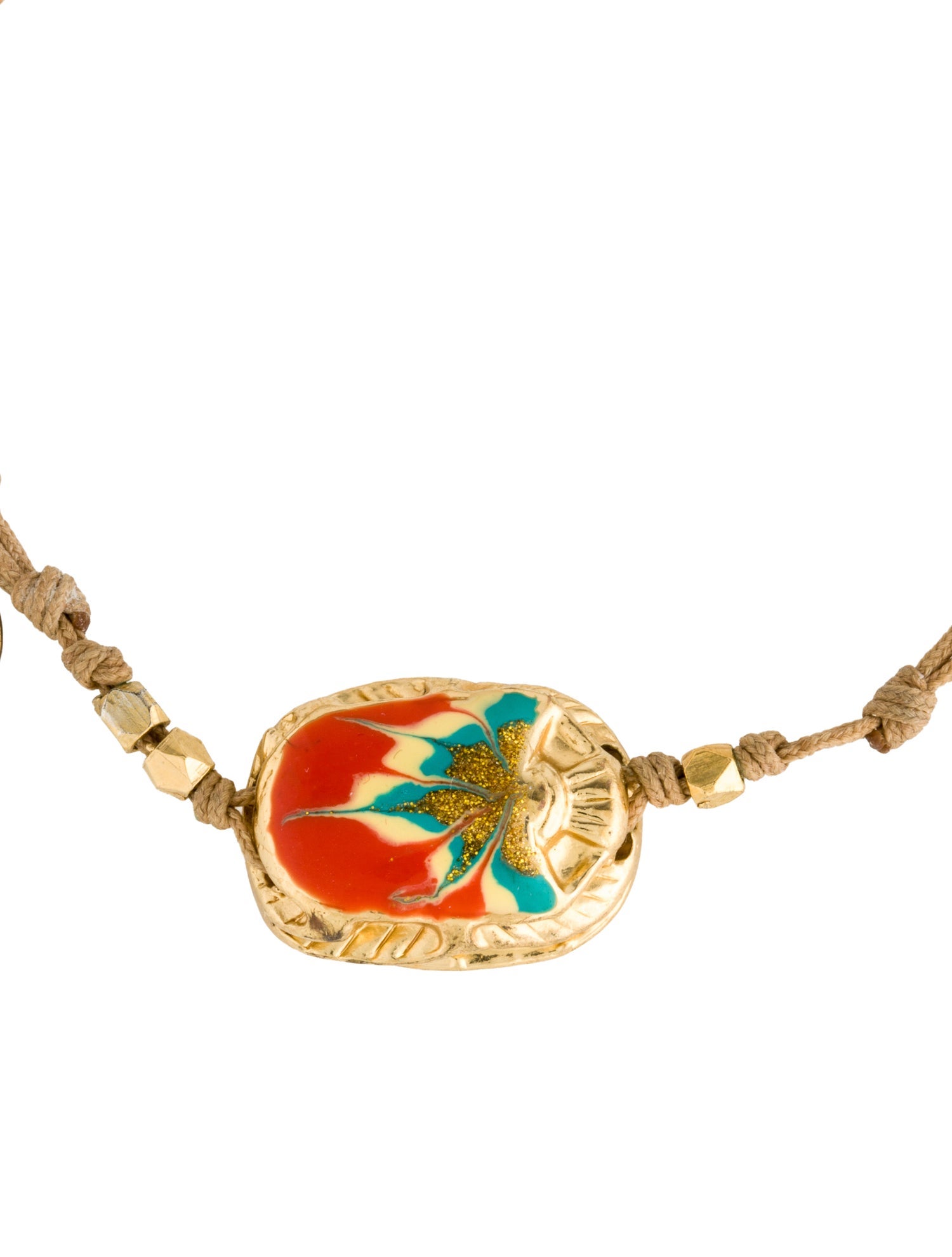 Gas Bijoux Enamel Scaramouche Charm Bracelet