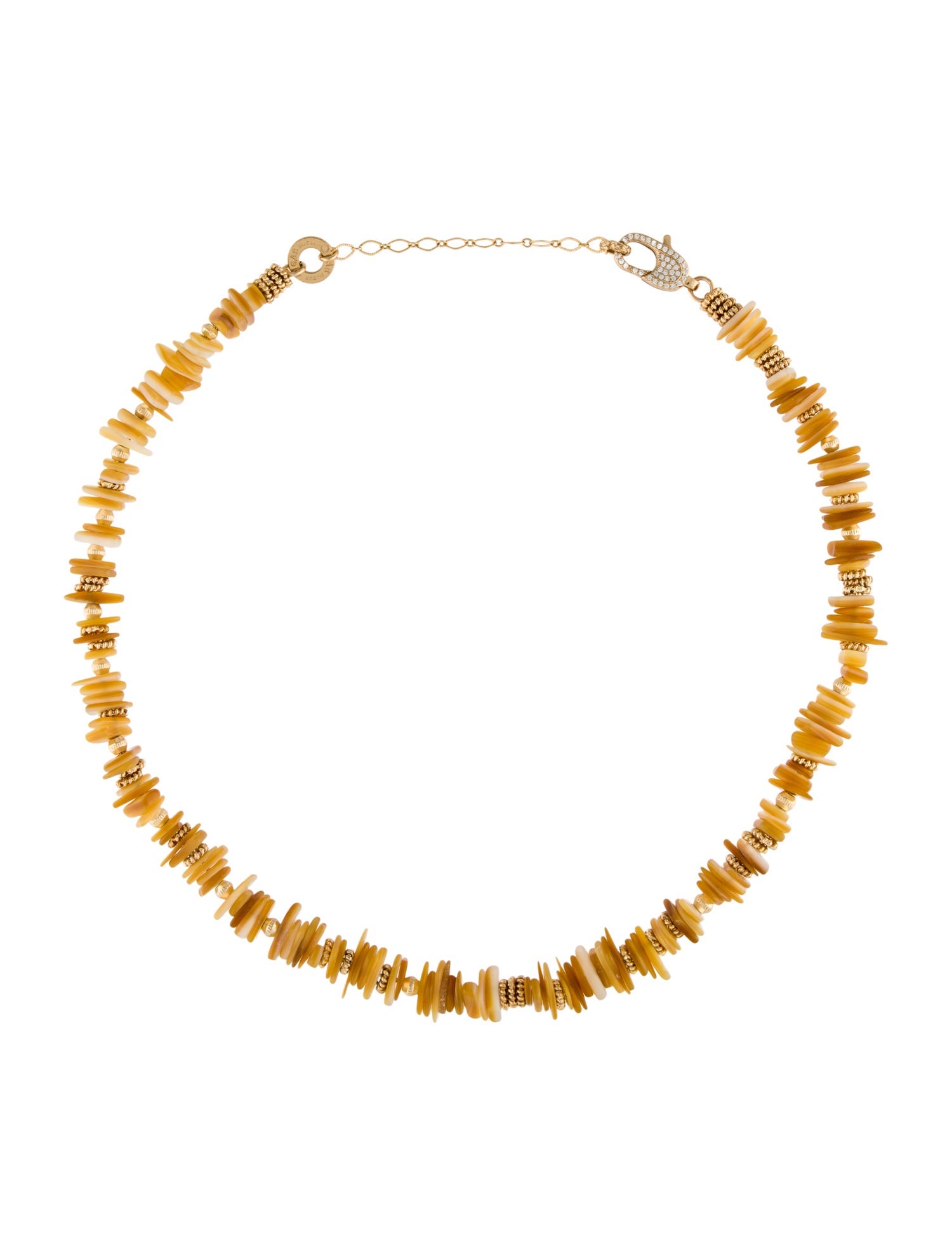 Gas Bijoux Bead Collar Necklace