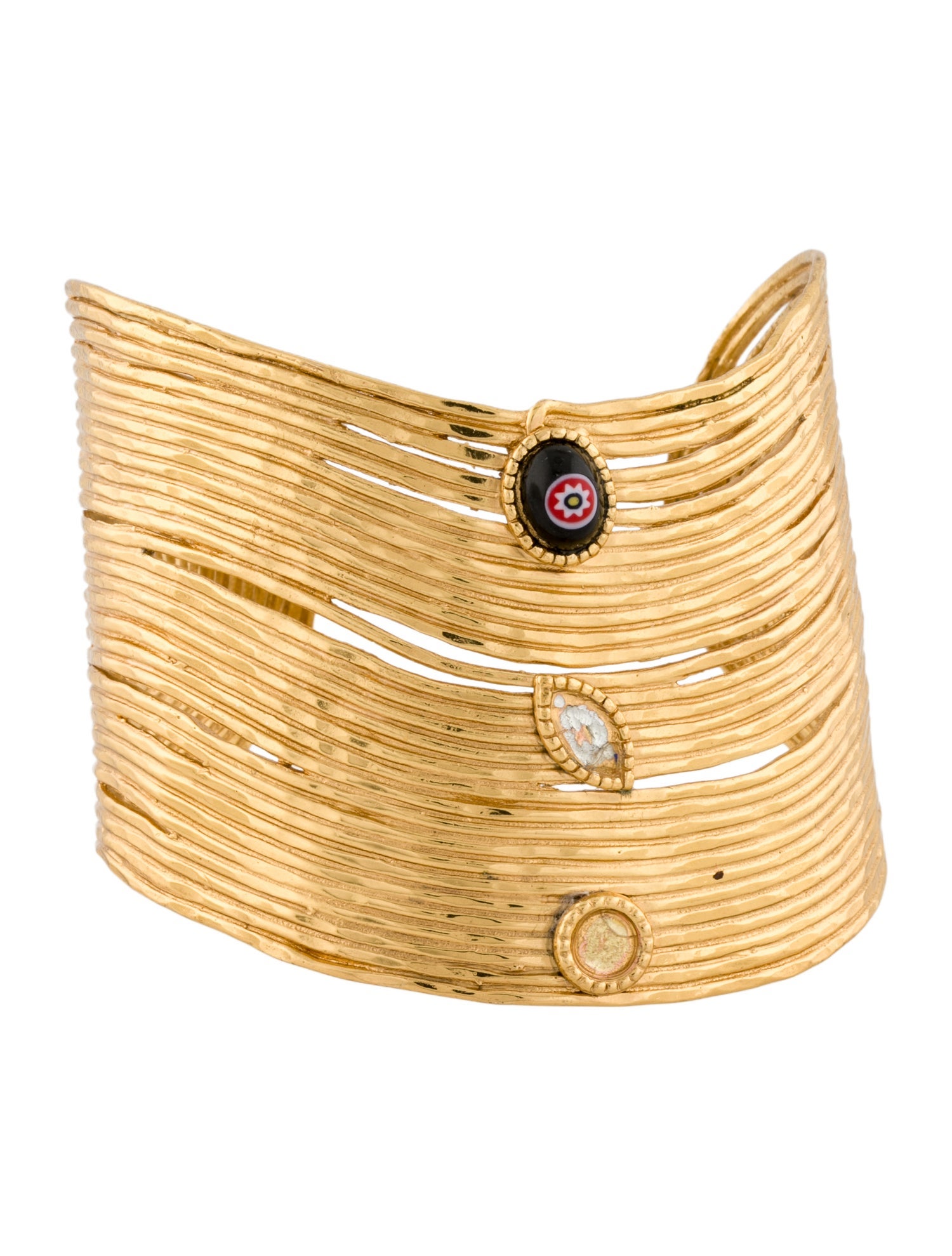 Gas Bijoux Resin Cuff Bracelet