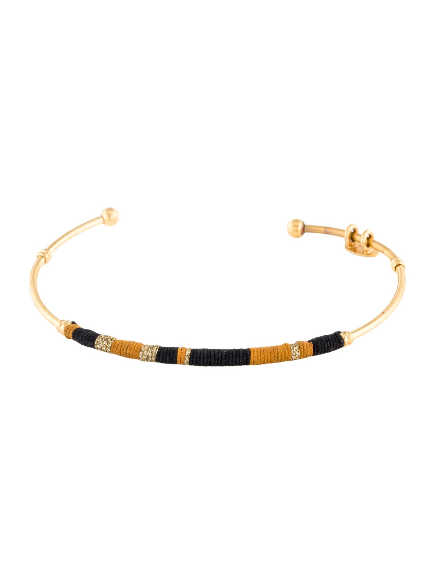 Gas Bijoux Thread Open Cuff Bracelet