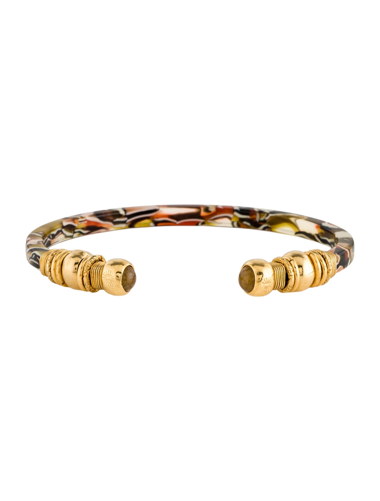 Gas Bijoux Sari Acetate Cuff Bracelet