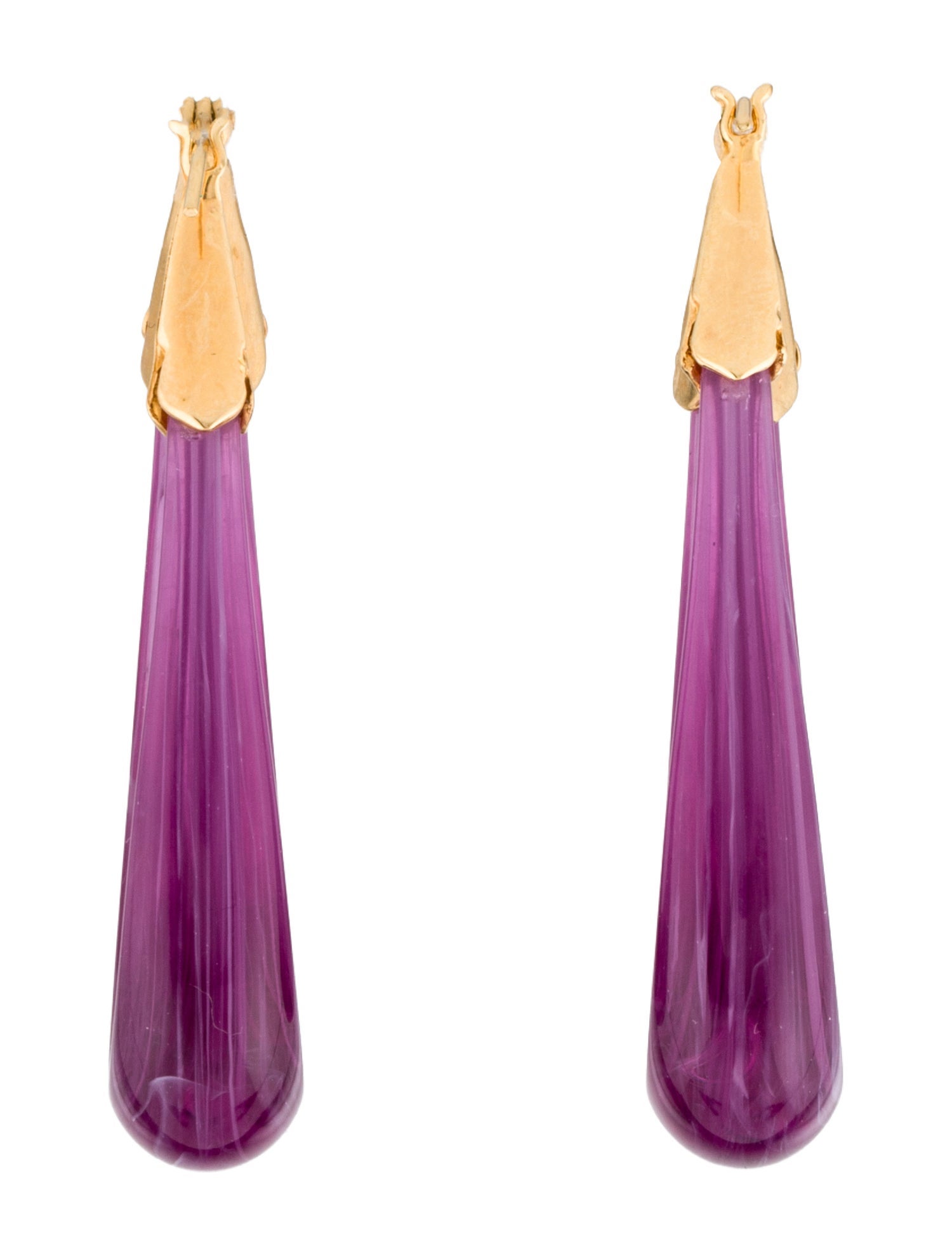 Gas Bijoux Acetate Ecume Hoop Earrings