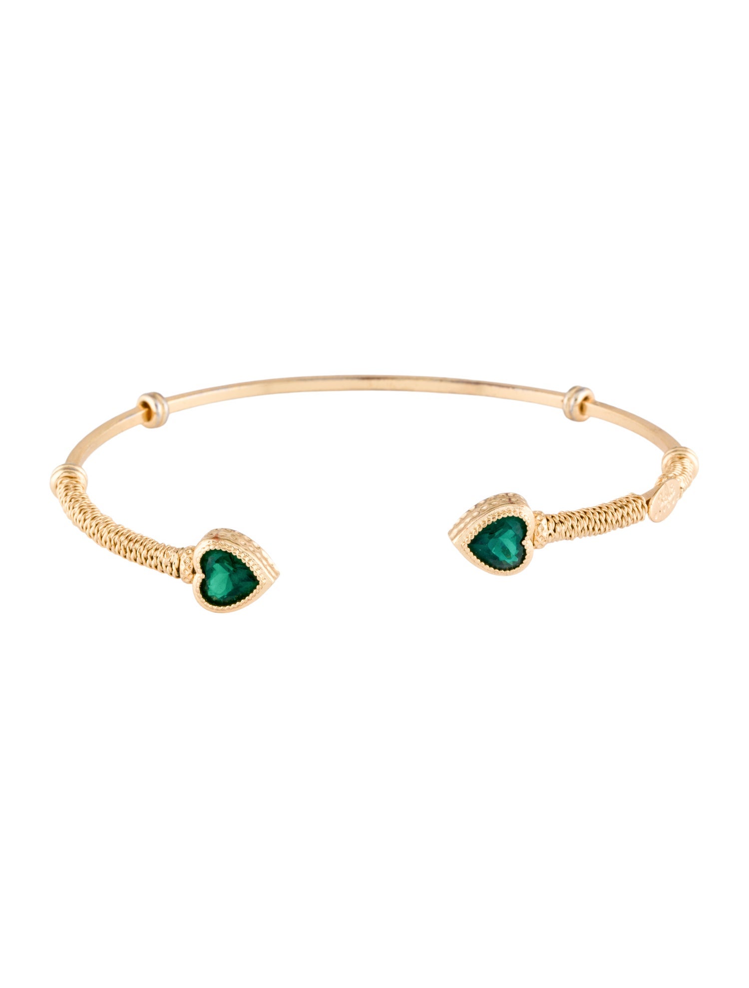 Gas Bijoux Crystal Duality Amore Bangle Bracelet