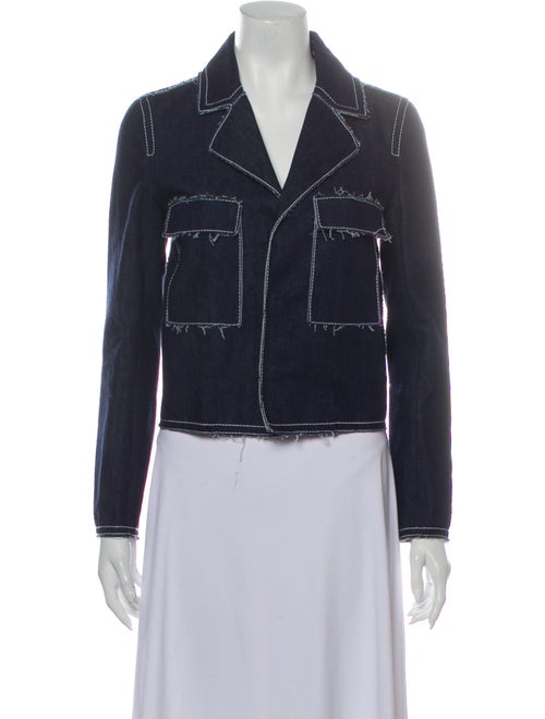 Gauchere Biker Jacket Blue