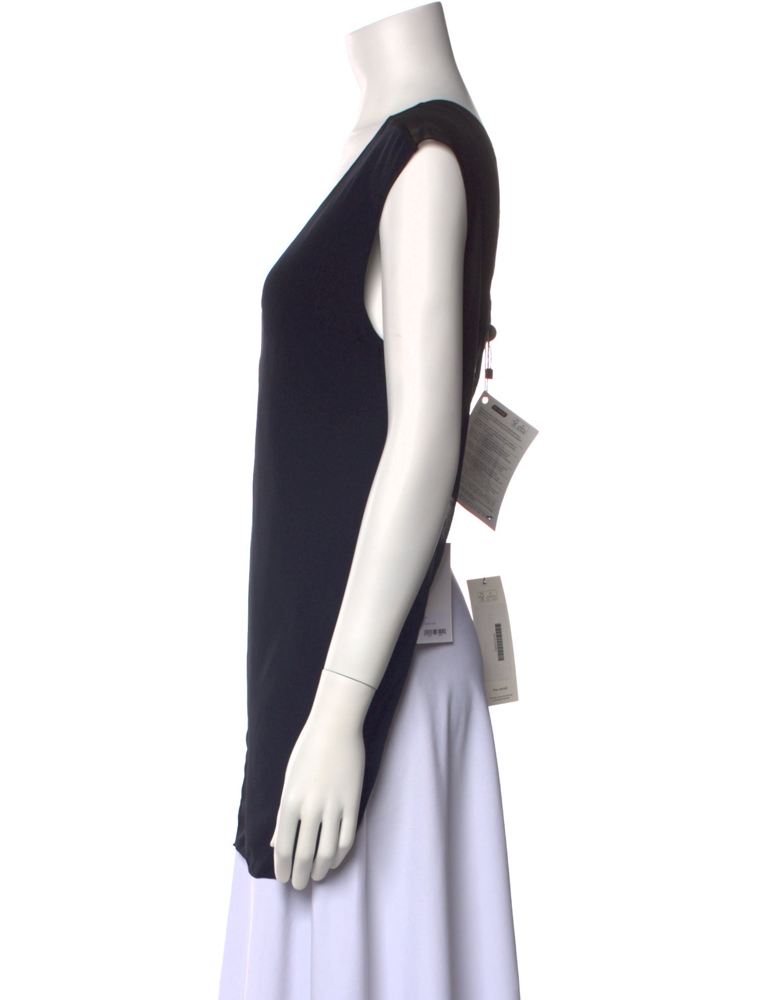Gauchere V-Neck Sleeveless Tunic