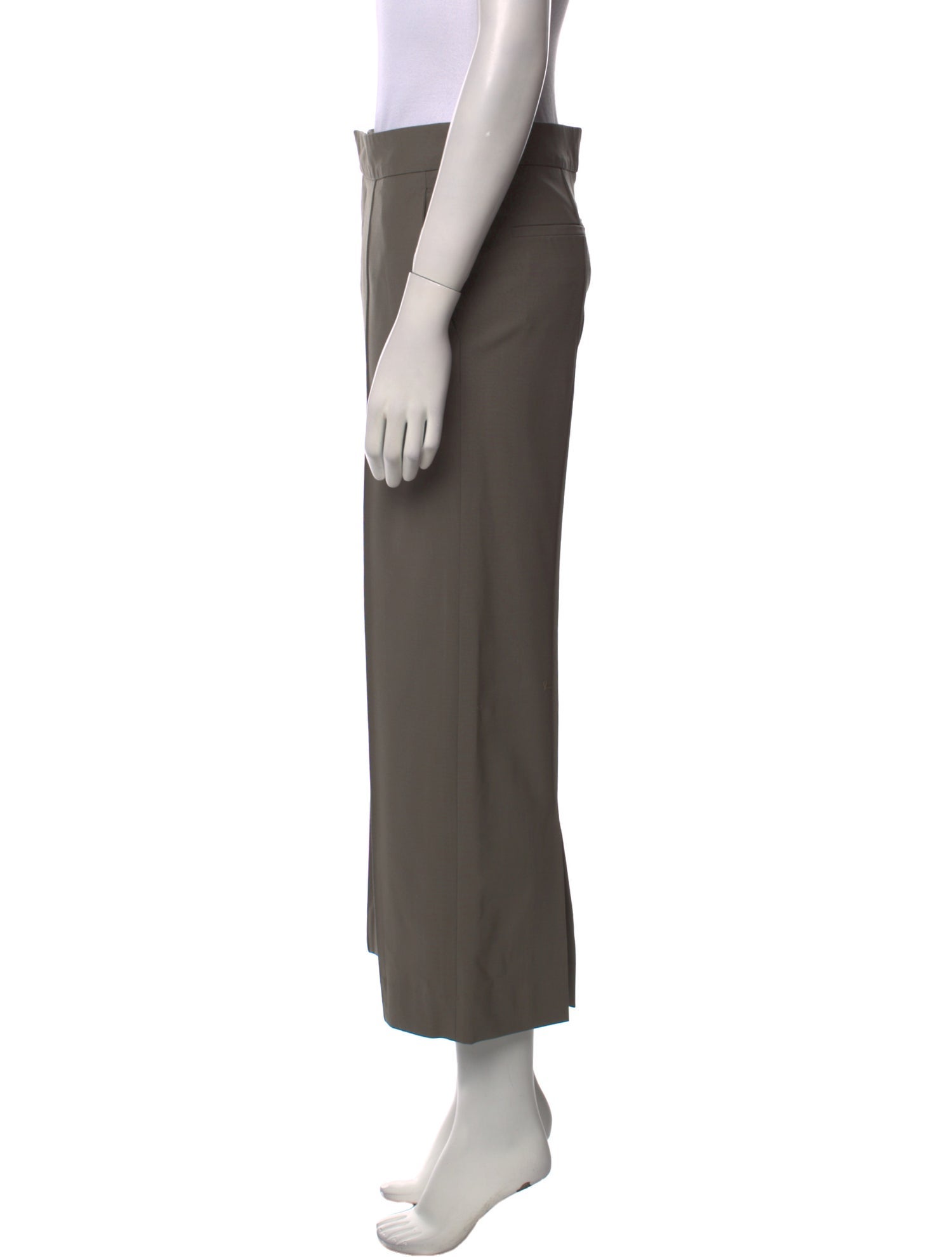 Gauchere Virgin Wool Wide Leg Pants