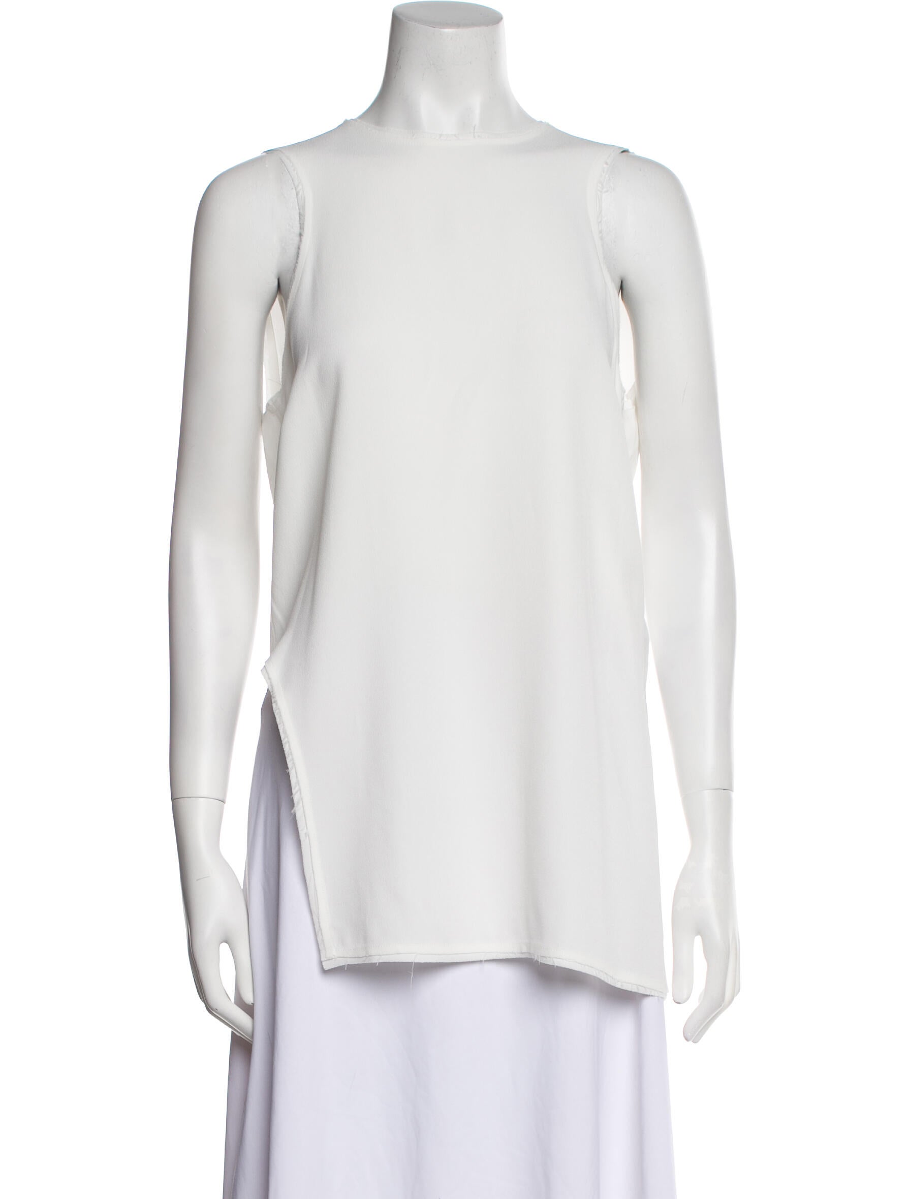 Gauchere Bateau Neckline Sleeveless Tunic w/ Tags