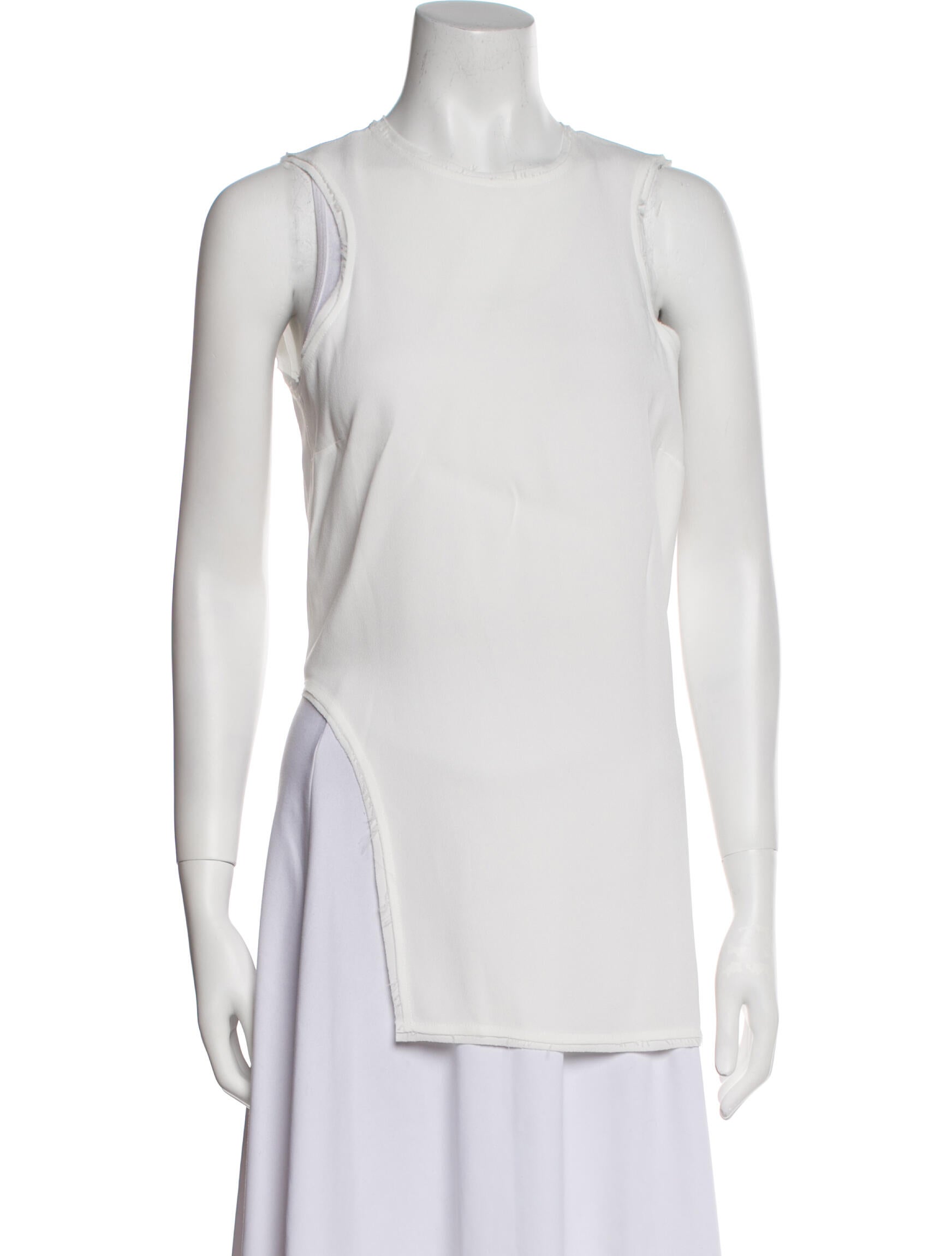 Gauchere Crew Neck Sleeveless Top w/ Tags