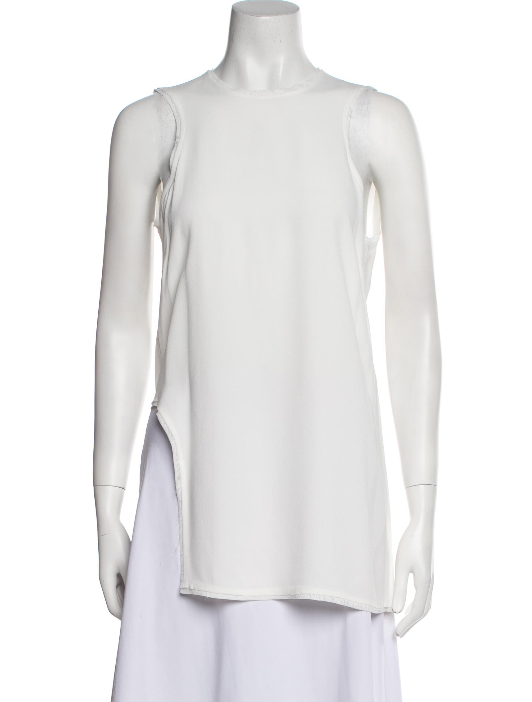 Gauchere Crew Neck Sleeveless Tunic w/ Tags