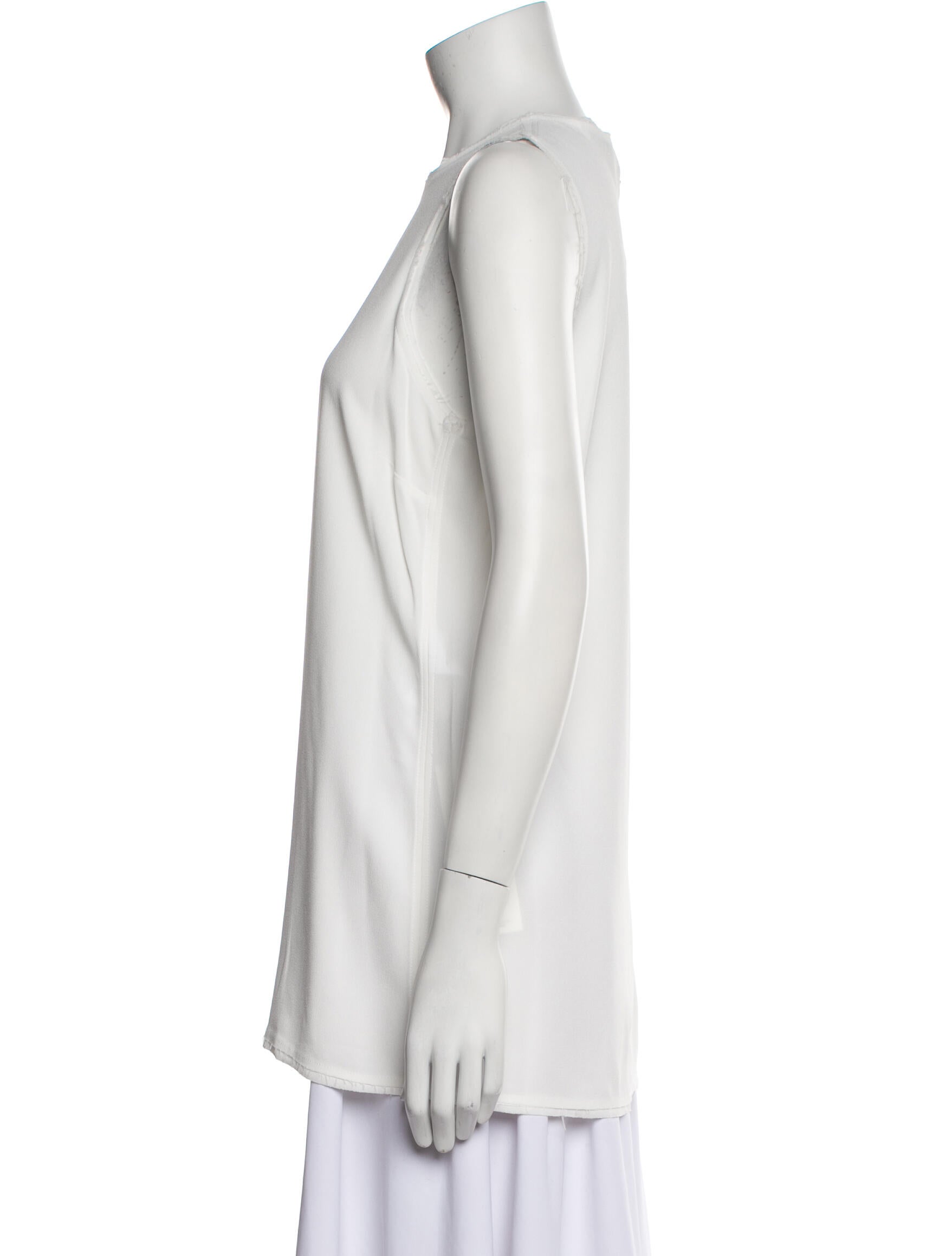 Gauchere Crew Neck Sleeveless Tunic w/ Tags