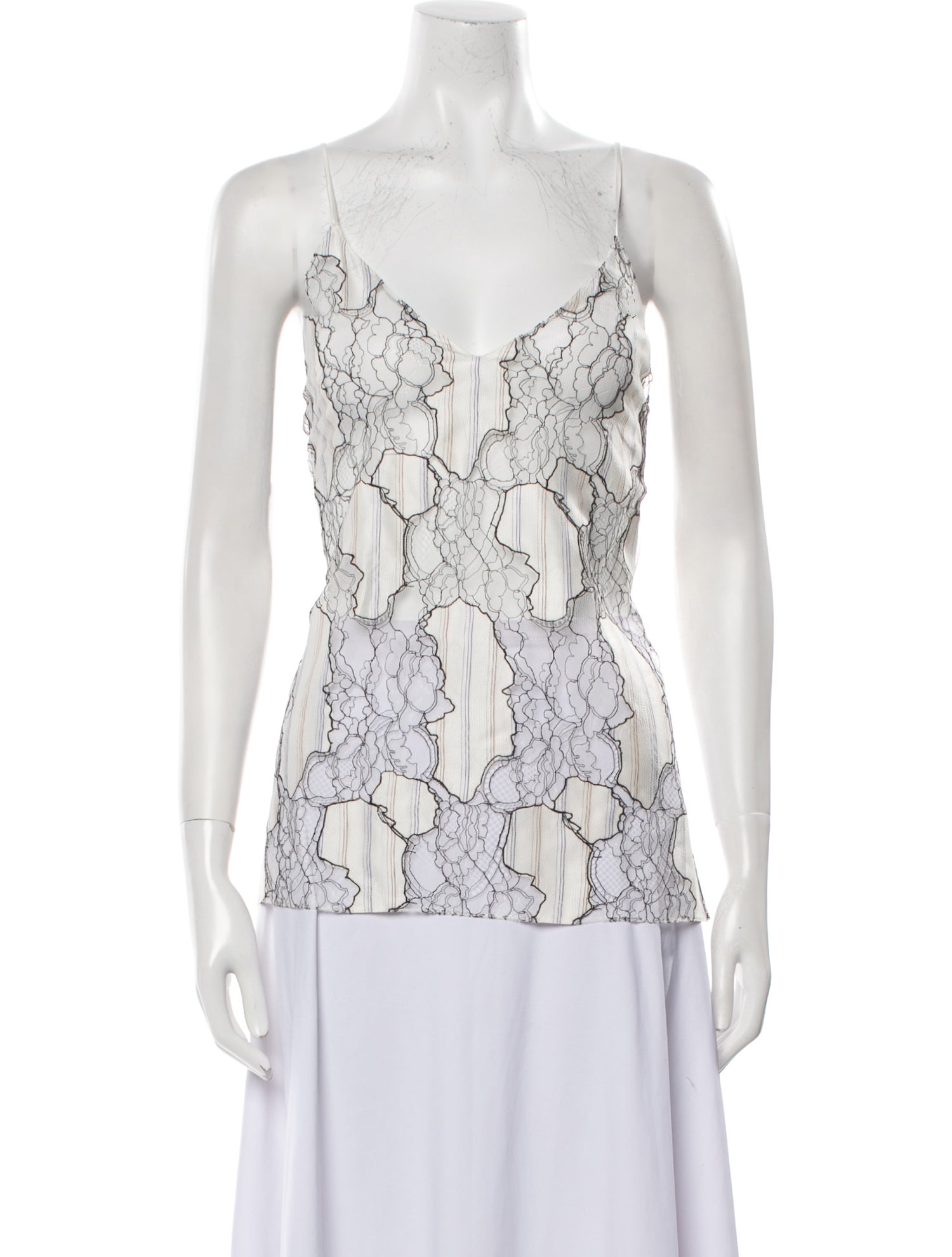 Gauchere Silk Printed Top