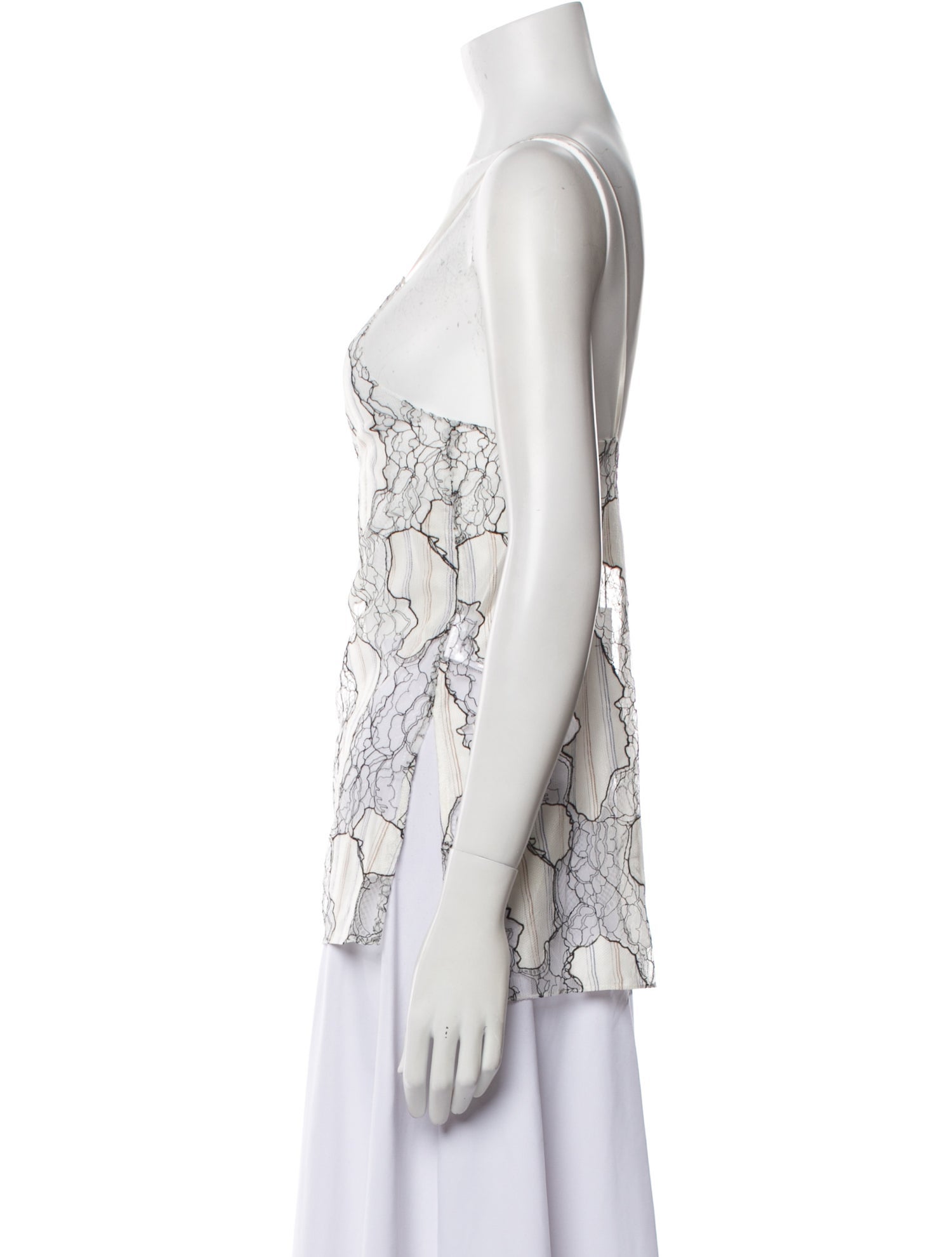 Gauchere Silk Printed Top