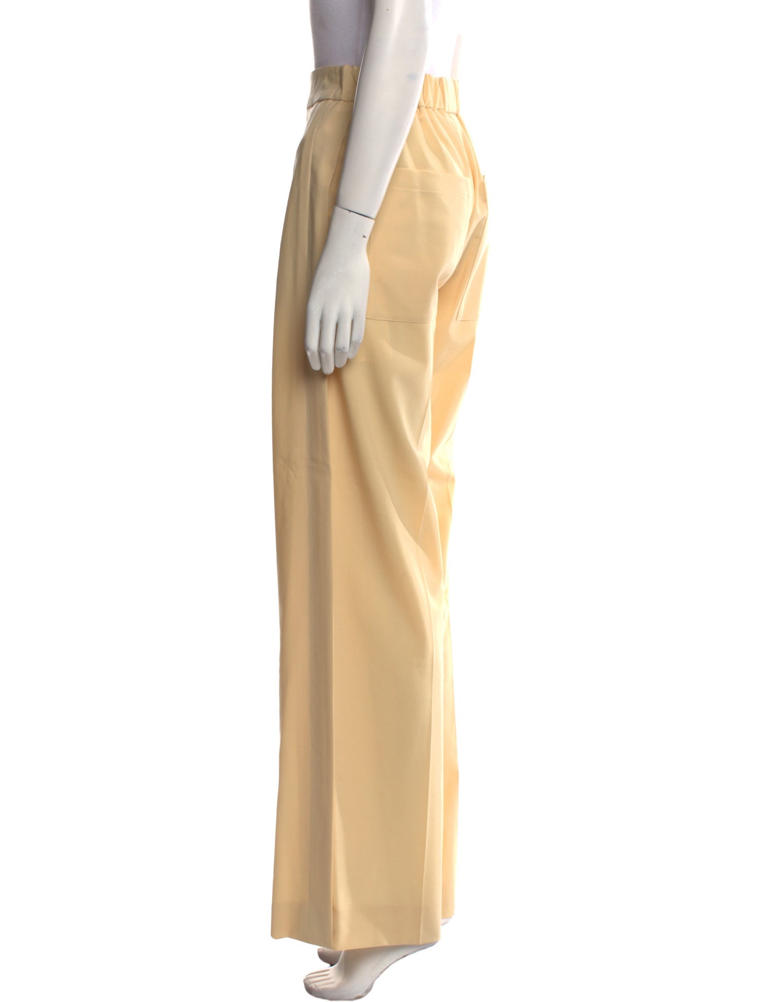 Gauchere Virgin Wool Wide Leg Pants