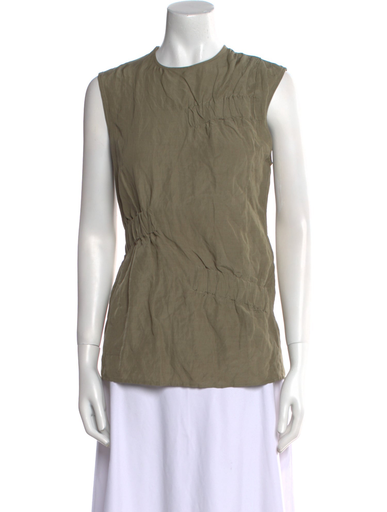 Gauchere Crew Neck Sleeveless Top w/ Tags