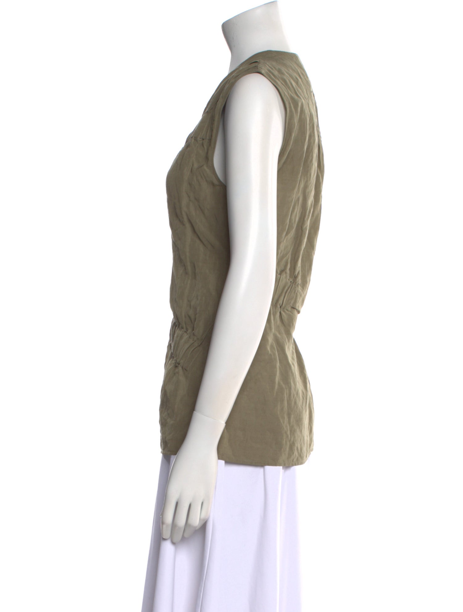 Gauchere Crew Neck Sleeveless Top w/ Tags