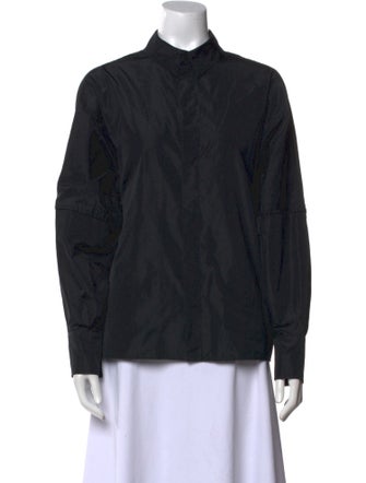 Gauchere Mock Neck Long Sleeve Sweatshirt