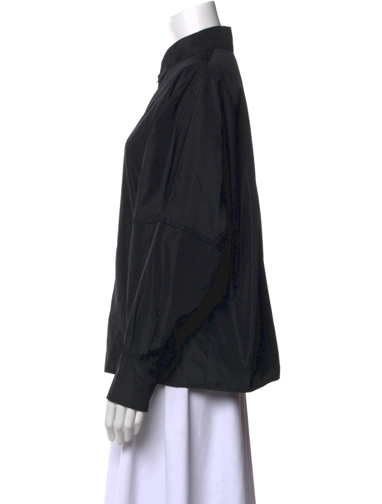 Gauchere Mock Neck Long Sleeve Sweatshirt