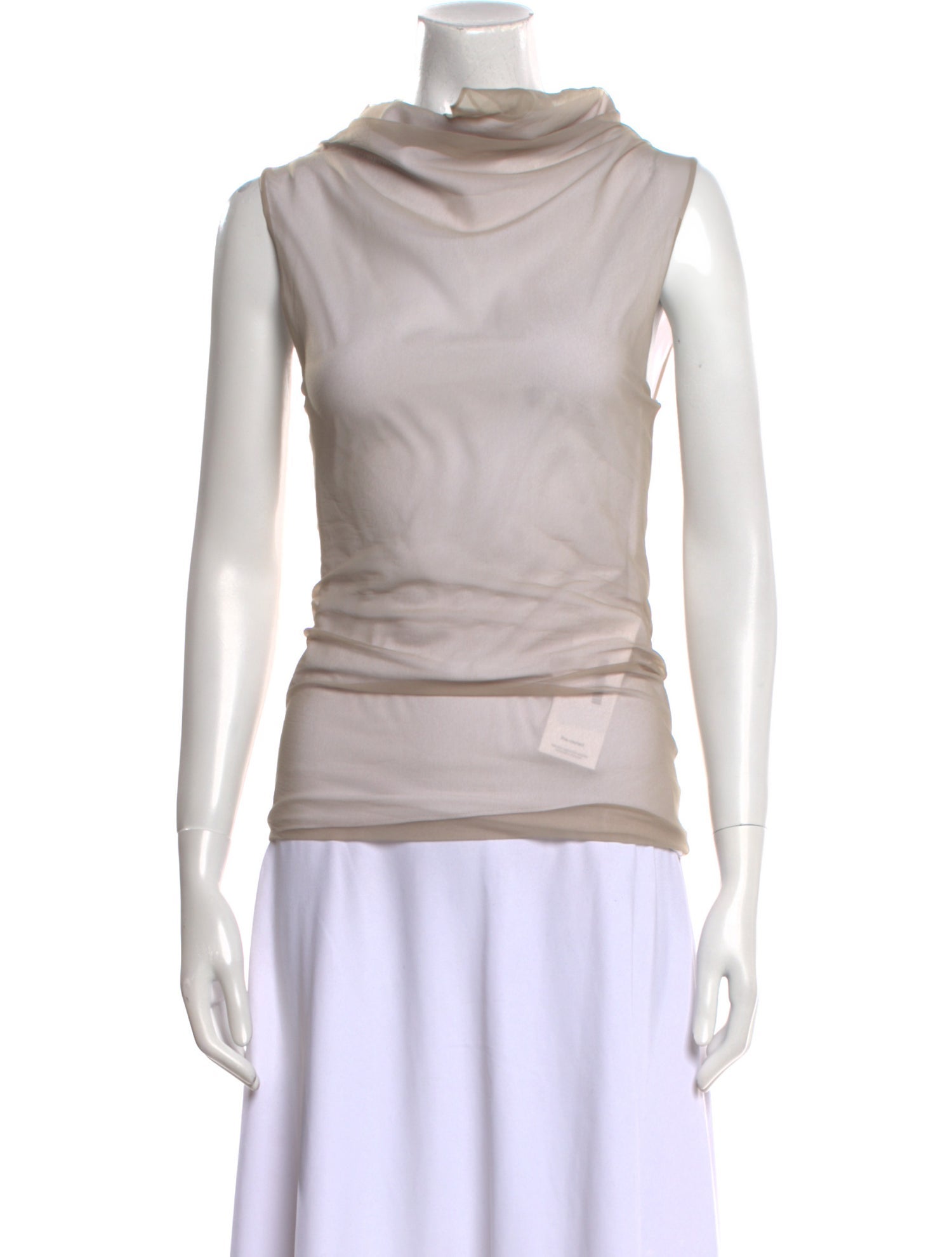 Gauchere Cowl Neck Sleeveless Top w/ Tags