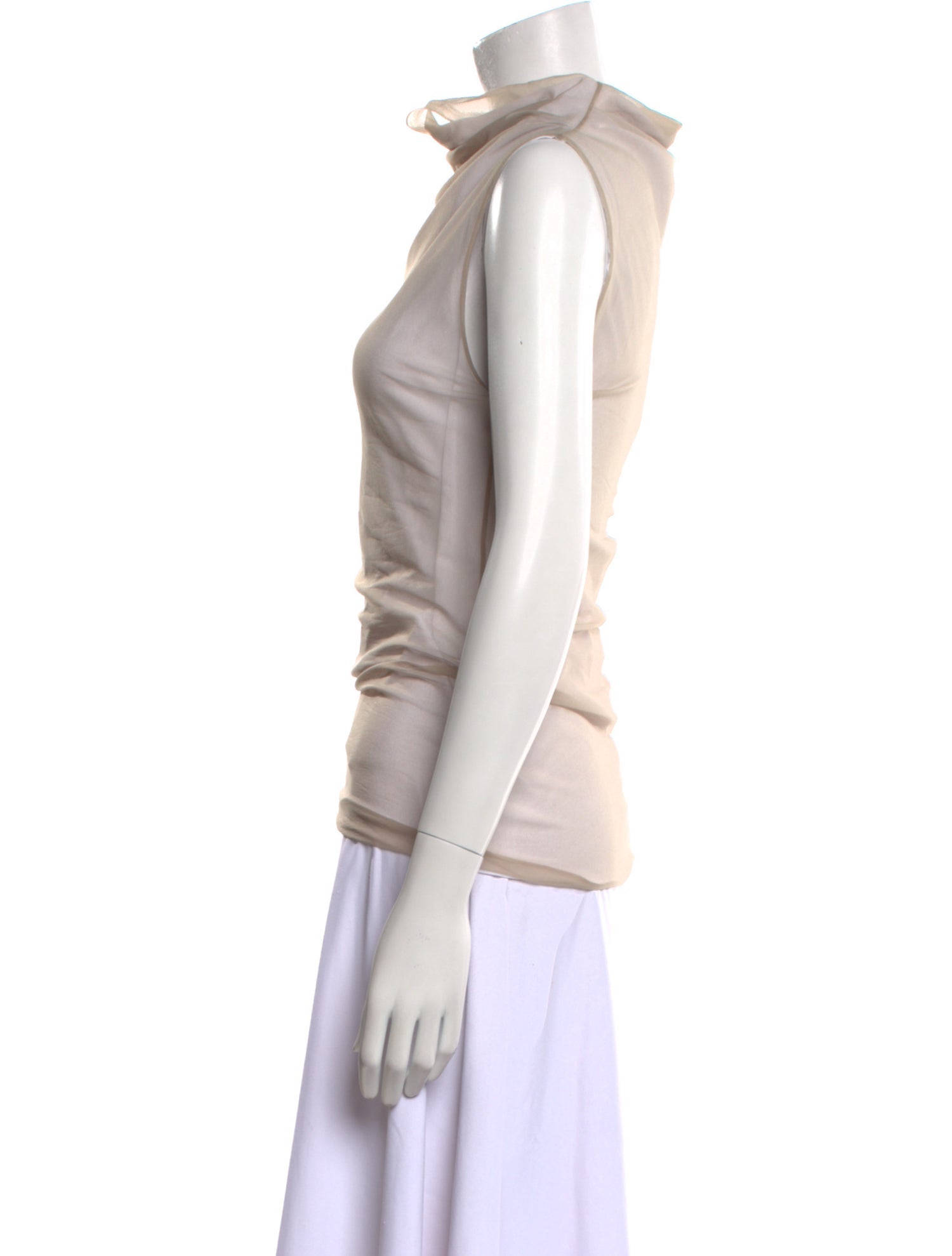 Gauchere Cowl Neck Sleeveless Top w/ Tags