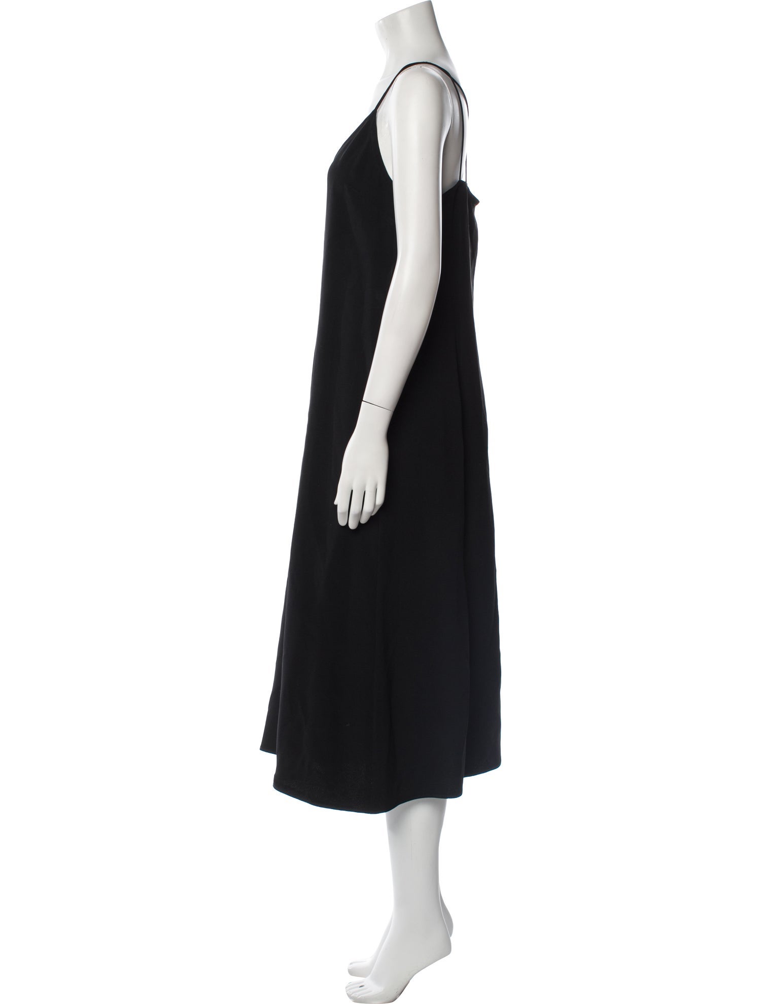 Gauchere V-Neck Midi Length Dress