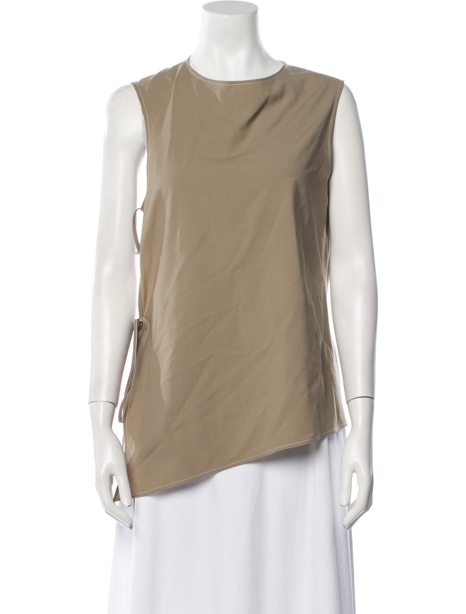 Gauchere Virgin Wool Crew Neck Top w/ Tags